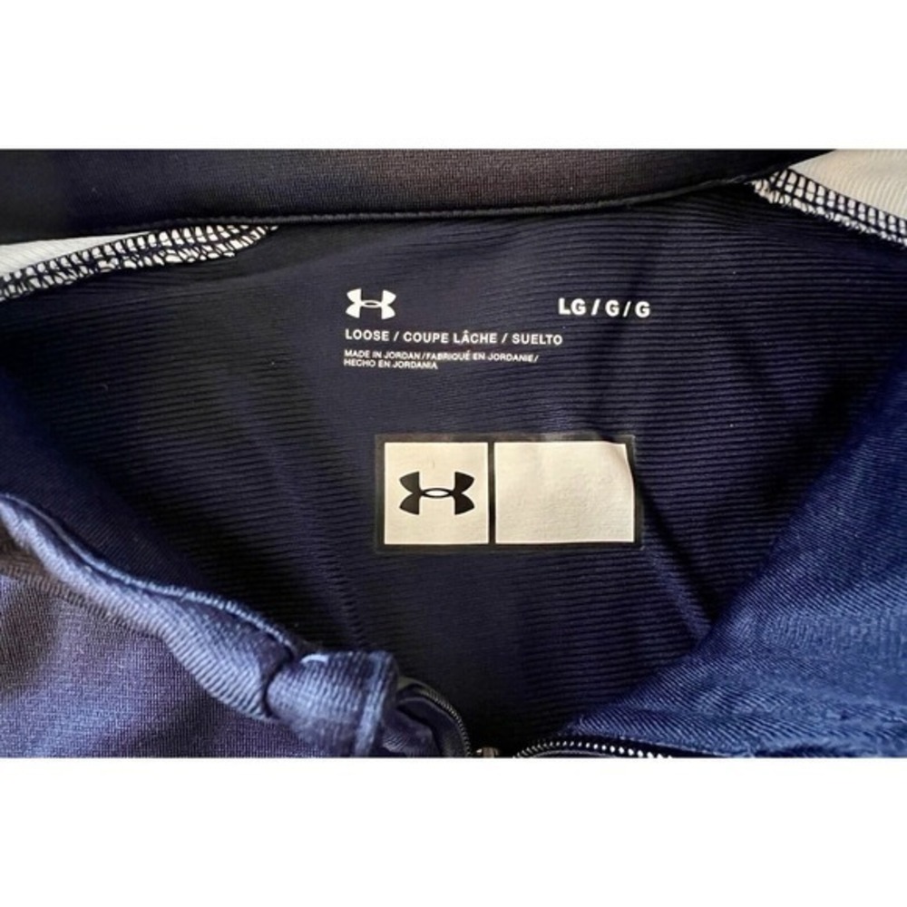 UNDER ARMOUR Men’s/Unisex loose‎ Fit Zip-Up Sweatshirt Long Sleeve, Size: Large - Picture 10 of 11